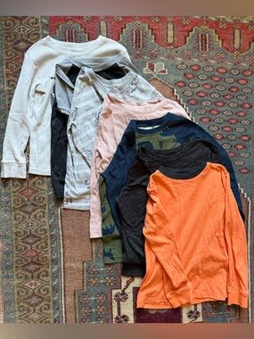 Assorted brands lot of 7 long sleeve shirts size 5T